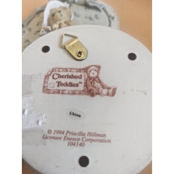 Cherished Teddies Figurines Wall Plaques by Priscilla Hillman Set of 3 1994 - Picture 6 of 16